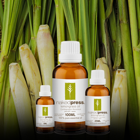 Lemongrass Essential Oil - 100% Pure (India)